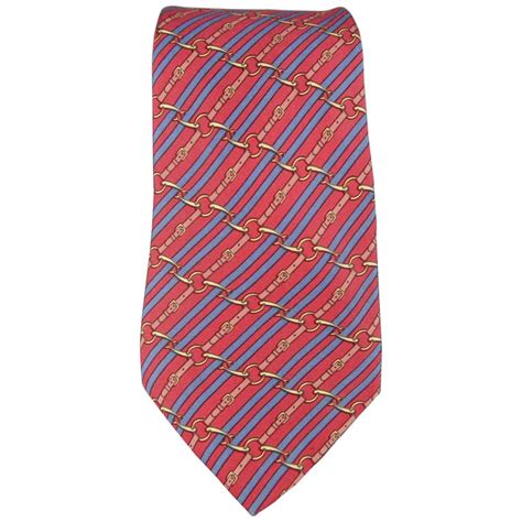 hermes red and blue tie|Hermes ties for men.